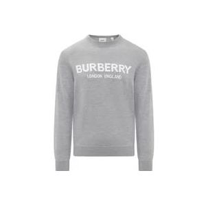 Burberry Warm en stijlvol lang mouwloos vest , Gray , Heren , Maat: XL