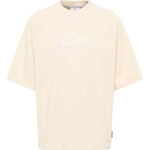 Carlo Colucci - La Famiglia - T-shirt - Beige - Premium 3D Logo Oversize