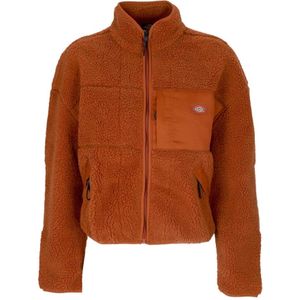 Dickies, Dames, Sweatshirts & Hoodies, Bruin, Maat: XS Katoen,