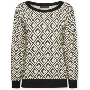 Elena Mirò, Dames, Truien, Veelkleurig, Maat: M Jersey,