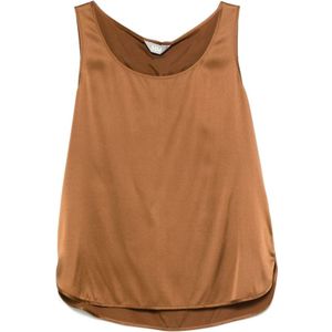 Max Mara, Dames, Tops, Bruin, Maat: XS