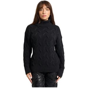 Armani Exchange, Dames, Truien, Zwart, Maat: M Katoen,