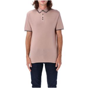 Emporio Armani, Heren, Tops, Roze, Maat: S Katoen,