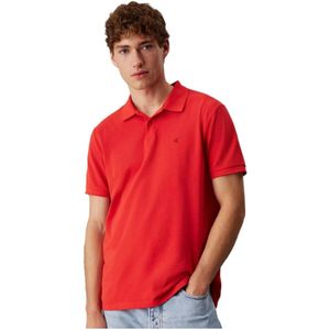 Calvin Klein, Heren, Tops, Rood, Maat: S Katoen,