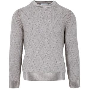 Gran Sasso, Heren, Truien, Grijs, Maat: 2XL Kasjmier,