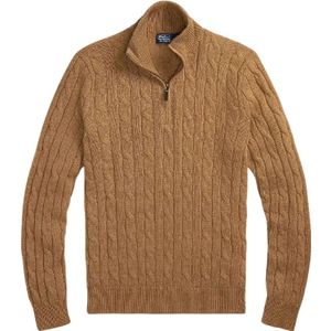 Ralph Lauren, Heren, Truien, Bruin, Maat: XL Kasjmier,