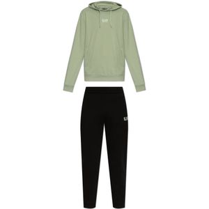 Emporio Armani Ea7, Heren, Sport, Groen, Maat: XL Katoen,