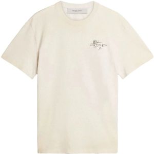 Golden Goose, Heren, Tops, Beige, Maat: M Wol,