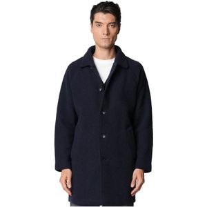 Bellwood, Heren, Jassen, Blauw, Maat: 2XL Wol,