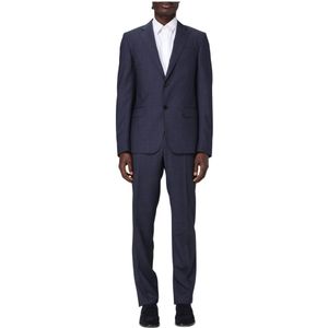 Zegna, Heren, Pakken, Blauw, Maat: L Wol,