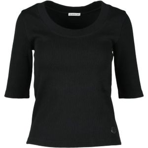 Moncler, Dames, Tops, Zwart, Maat: XS Katoen,
