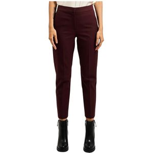 Iblues, Dames, Broeken, Rood, Maat: XS Viscose,