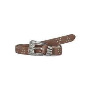 Dante 6 Taupe Leren Riem Brunelle , Beige , Dames , Maat: 95 CM