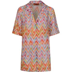 Missoni, Dames, Jurken, Veelkleurig, Maat: S