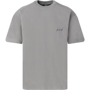 Genti, Heren, Tops, Grijs, Maat: XL