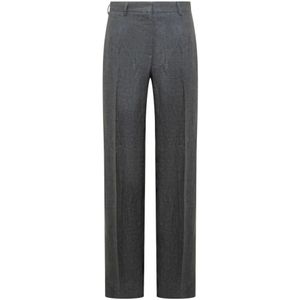 Palm Angels, Dames, Broeken, Grijs, Maat: XS Linnen,