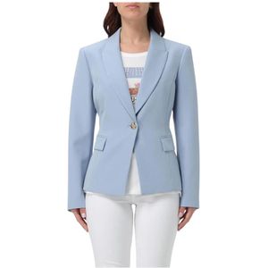 Liu Jo - Deep Sky Blazer - Dames - Blauw - Leer