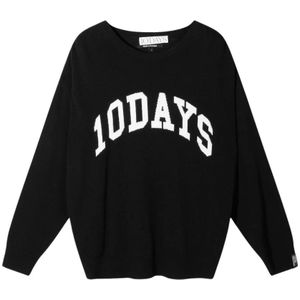 10Days, Dames, Truien, Zwart, Maat: S Wol,