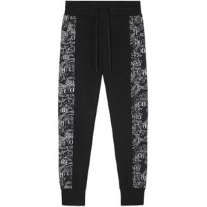 Versace Jeans Couture - Zwarte Slim Fit Broek - Heren