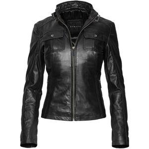 Bugatti, Dames, Jassen, Zwart, Maat: S Leer,