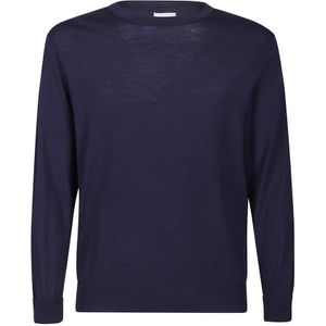 Eleventy, Heren, Truien, Blauw, Maat: S Wol,