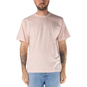 Stone Island - T-shirt - Roze - Katoen - Korte Mouwen