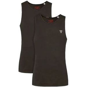 Guess, Heren, Tops, Zwart, Maat: M Katoen,