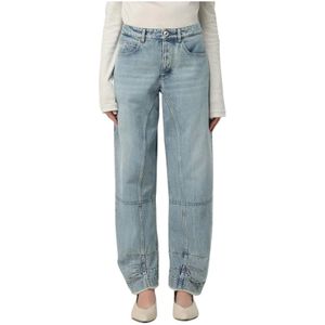 Jil Sander, Dames, Jeans, Blauw, Maat: S