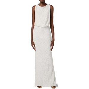 Elisabetta Franchi, Dames, Jurken, Beige, Maat: M