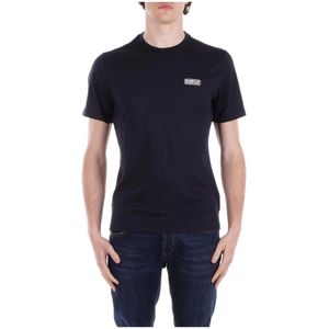 Barbour, Heren, Tops, Blauw, Maat: M Katoen,