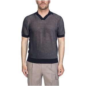 Peserico, Heren, Tops, Blauw, Maat: XL