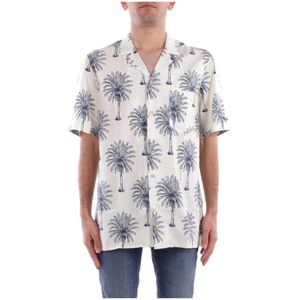 Saint Barth, Heren, Overhemden, Wit, Maat: S Katoen,