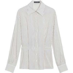 Dolce & Gabbana, Dames, Blouses & Shirts, Wit, Maat: XS