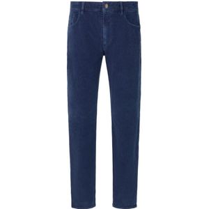 Boggi Milano, Heren, Broeken, Blauw, Maat: W31 Velours,