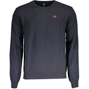La Martina, Heren, Truien, Blauw, Maat: L Wol,