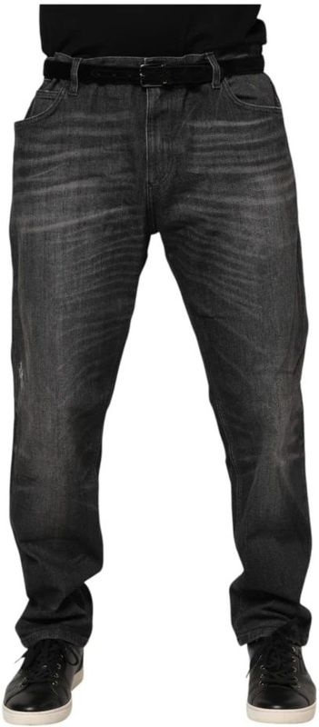 Dolce & Gabbana, Heren, Jeans, Grijs, Maat: 2XL Denim,