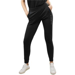 Emporio Armani Ea7, Dames, Broeken, Zwart, Maat: L Katoen,