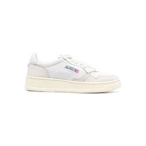 Autry Witte Lage Top Dames Sneakers , White , Dames , Maat: 36 EU