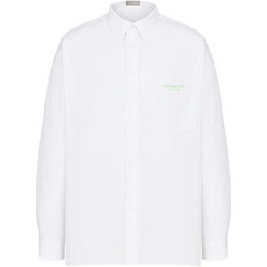 Dior, Heren, Overhemden, Wit, Maat: 3XL