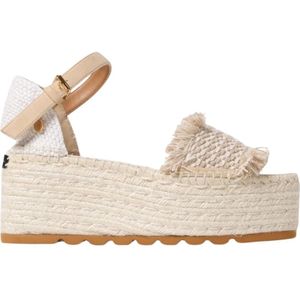 Stella McCartney, Dames, Schoenen, Beige, Maat: 41 EU Suède,