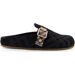 Burberry, Heren, Schoenen, Zwart, Maat: 41 EU Leer,