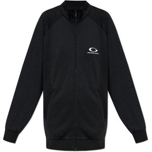 Balenciaga, Dames, Sweatshirts & Hoodies, Zwart, Maat: XS Katoen,