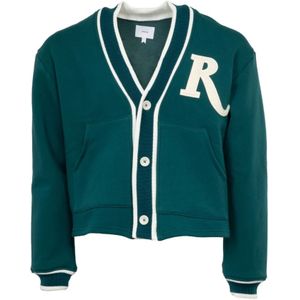 Rhude, Heren, Truien, Groen, Maat: S Wol,