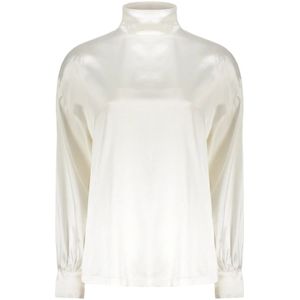 Fabiana Filippi, Dames, Blouses & Shirts, Wit, Maat: S Wol,