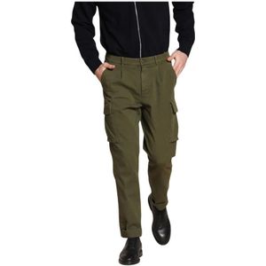 Mason's, Heren, Broeken, Groen, Maat: 2XL Katoen,