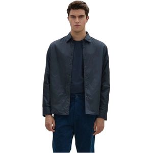 Aspesi, Heren, Jassen, Blauw, Maat: XL Viscose,