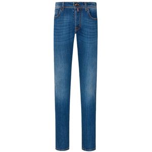 Jacob Cohën, Heren, Jeans, Blauw, Maat: W34 Denim,