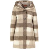 Amber & June - Leren Jas - Beige - Dames