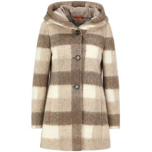 Amber & June - Leren Jas - Beige - Dames