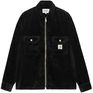 Carhartt Wip, Heren, Jassen, Zwart, Maat: S Katoen,